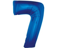 GoDan Folijos balionas "7" mėlyna 85cm