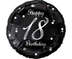 GoDan Balon foliowy 18" Happy18Bday cza/sr FG-O18S 54993