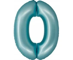 GoDan SMART folijos balionas numeris 0, matinė mėlyna, 76 cm GoDan