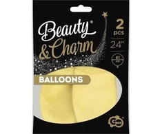 GoDan Beauty&amp;Charm vaniliniai makaronų balionai 61cm 2 vnt