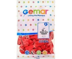 GoDan Balony CR17 pastel serca duże - raudona 45/ 50 vnt. CR17/45