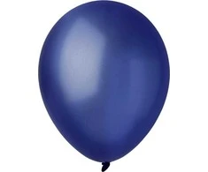 GoDan Balony Decomex metalinis vidurnakčio mėlynas 100 vnt.