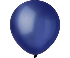 GoDan Balony Decomex metalinis vidurnakčio mėlynas 100 vnt.