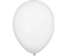 GoDan Balony Decomex pastelinė balta 100szt