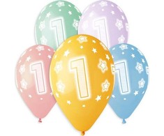 GoDan Premium Hel Balloons virš 1 13 colių / 5vnt
