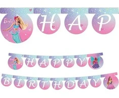 GoDan Reklaminis skydelis Su gimtadieniu Barbie Fantasy Mattel 200cm