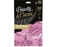 GoDan Beauty&amp;Charm balionai makaronai alyvinė 30cm 50 vnt