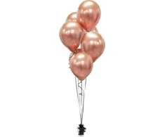 GoDan Chrome balionai Rožinis ir auksinis, B&amp;C, 30 cm, 50 vnt.