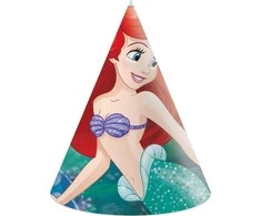 Globos Europe Bv GoDan Ariel Disney Popierinės kepurės 6vnt
