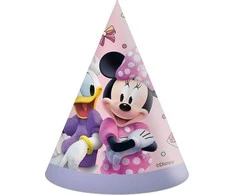 Globos Europe Bv GoDan Minnie ir Daisy Junior popierinės kepurės, 6 vnt.