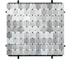 GoDan Dekoratyvinė plokštė Sidabrinis Juodas B tipo fonas 30x30cm