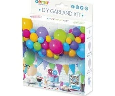 GoDan DIY spalvinga balionų girlianda, 65 balionai + kaspinas