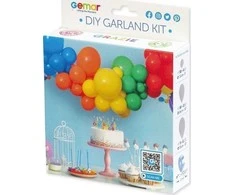 GoDan DIY vaivorykštės balionų girlianda 65 balionai + kaspinas