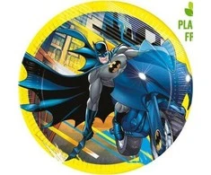 Boland Traciks GoDan Batman popierinės lėkštės 23 cm 8 vnt
