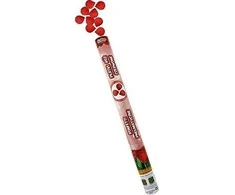 Pop konfeti 60cm Raudonos rožių žiedlapiai Valentino diena GODAN KSDK-YK006