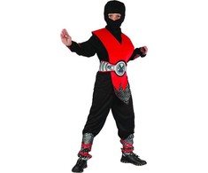 GoDan Ninja kostiumas raudonas lux universalus