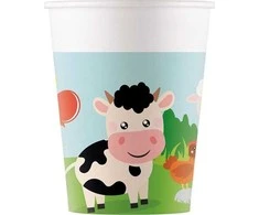 GoDan Ūkiniai popieriniai puodeliai 200ml 8vnt