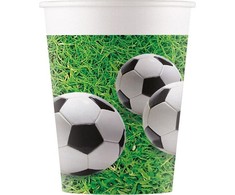 GoDan Popierius puodeliai Futbolas Šalis, 200ml 8vnt