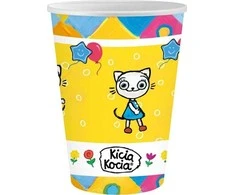 GoDan Popieriniai puodeliai Kicia Kocia 250ml 6vnt