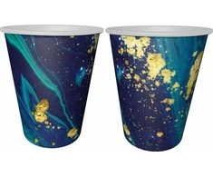 GoDan Popieriniai puodeliai "Midnight Mėlyna", 240ml / 6 vnt