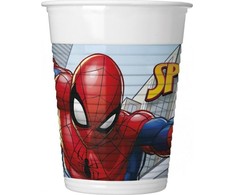 GoDan Spiderman plastikiniai puodeliai 200ml 8 vnt