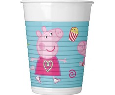 GoDan Kubeczki plastikowe Świnka Peppa 200ml 8szt Godan