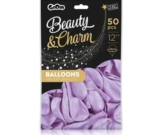 GoDan Lavender macaroon balionai, Beauty&amp;Charm, 30 cm, 50 vnt.
