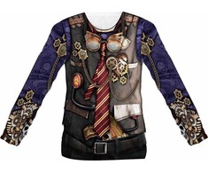 GoDan Marškinėliai su nadrukiem Steampunk Man rozm. M