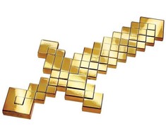GoDan Miecz Minecraft auksinė EDUKAMP