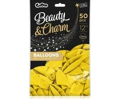 GoDan Pastel Geltona Balloons, B&amp;C, 30 cm, 50 vnt.