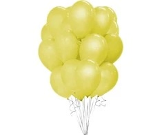 GoDan Pastel Geltona Balloons, B&amp;C, 30 cm, 50 vnt.