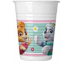 GoDan Plastikiniai puodeliai Paw Patrol Skye &amp; Everest, 200ml, 8 vnt. WM