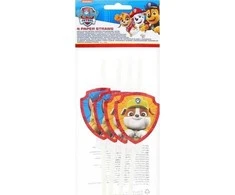 GoDan Popieriniai vamzdeliai su Paw Patrol medalionu 4vnt