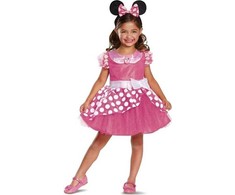 GoDan Minnie Rožinė Deluxe kostiumas, dydis XS, 3-4 metai