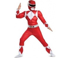 GoDan Strój Raudona Ranger Classic Muscle Power Rangers M