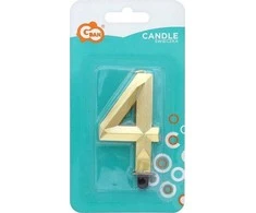 GoDan Žvakės numeris 4 Deimantas 7.6cm