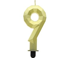 GoDan Świeczka Cyfra 9 Diament 7.6cm