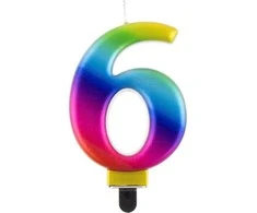 GoDan žvakė numeris 6, Galaxy, 8,0 cm PF-SCG6