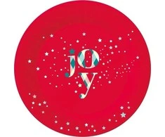 GoDan Joy popierinės lėkštės raudonos 18cm 6vnt