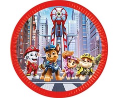 GoDan Popierinės lėkštės Paw Patrol The Movie Nickelodeon naujos kartos, 23cm, 8 vnt. be plastiko