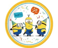 GoDan Popieriaus plokštės Minionki 23 cm 8 vnt Godan