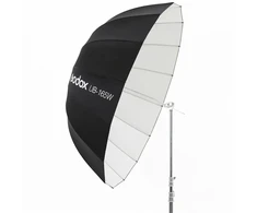 Apšvietimo įranga - Godox 165cm parabolinis skėtis minkštam dėžutei juodas ir baltas