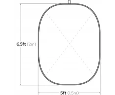 Fotografijos fonas - Godox Collapsible Backdrop CBA TB0002 2x1.5m Non-Reflective