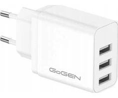GoGEN Įkroviklis Tinklo įkroviklis 3x USB 15.5W 3.1A – ACH301W