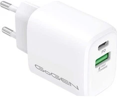 GoGEN Įkroviklis USB-C PD įkroviklis 20W USB-A 18W -ACHPDQ220W