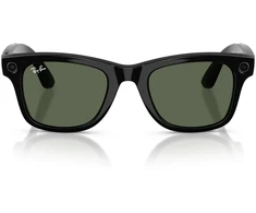 Išmanieji akiniai RayBan Meta Wayfarer Gen 2, juodi rėmeliai ir žali lęšiai, standartinis dydis