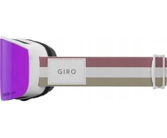 Gogle žieminiai GIRO ELLA Baltas LX STRIPE (szyba VIVID Rožinis 00% S3 + VIVID INFRARED 62% S1) (NEW 2024/2025)