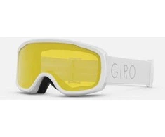Gogle žieminiai GIRO MOXIE Baltas CORE LIGHT (szyba AMBER Rožinis 19-42% S2 + Geltonas 77% S1) (NEW 2023/2024)