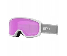 Gogle žieminiai GIRO MOXIE Baltas Pilkas CHUTE (szyba AMBER Rožinis 19-42% S2 + Geltonas 77% S1) (NEW 2024/2025)