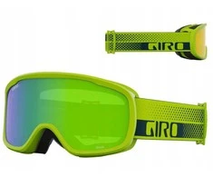 Giro Gogle žieminiai GIRO ROAM ANO LIME FLOW (szyba LODEN Žalias 26% S2 + Geltonas 77% S1) (NEW 2023/2024)